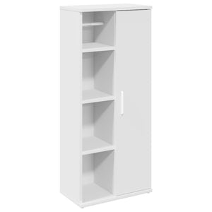 Badezimmerschrank Weiß mit Rollenhalter