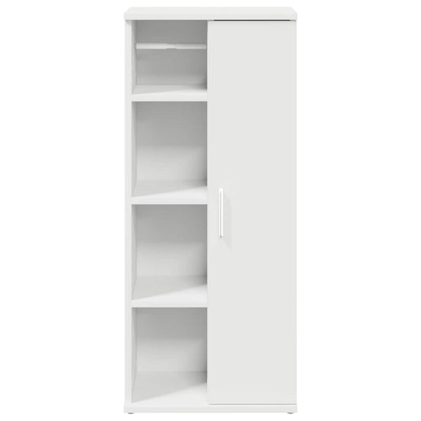 Badezimmerschrank Weiß mit Rollenhalter