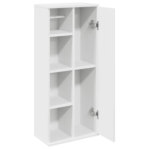Badezimmerschrank Weiß mit Rollenhalter