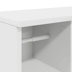 Badezimmerschrank Weiß mit Rollenhalter