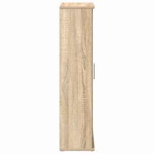 Badezimmerschrank Sonoma Eiche mit Rollenhalter