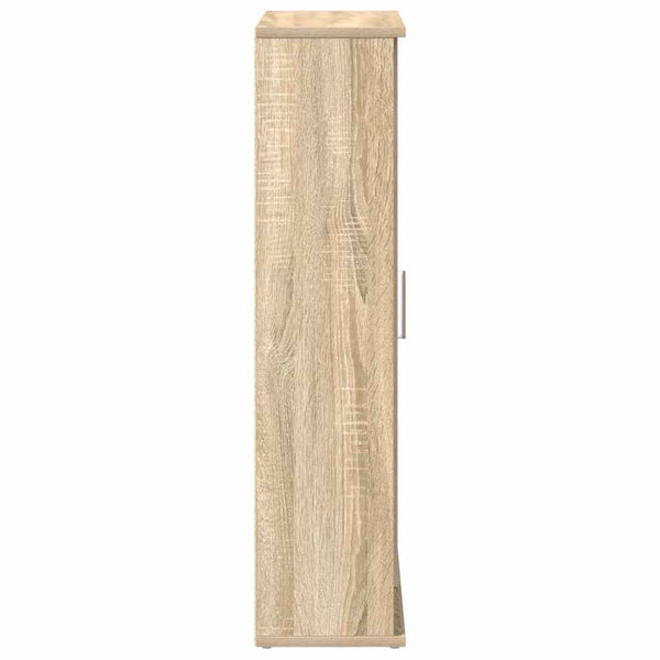 Badezimmerschrank Sonoma Eiche mit Rollenhalter