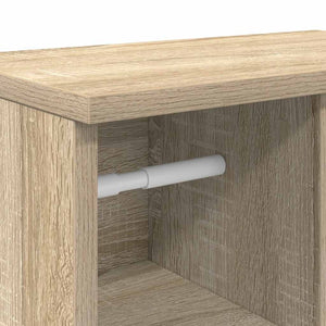 Badezimmerschrank Sonoma Eiche mit Rollenhalter
