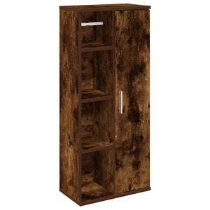 Badezimmerschrank Räuchereiche mit Rollenhalter