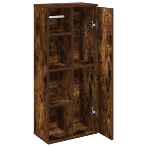 Badezimmerschrank Räuchereiche mit Rollenhalter