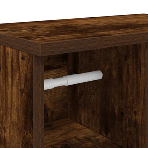 Badezimmerschrank Räuchereiche mit Rollenhalter