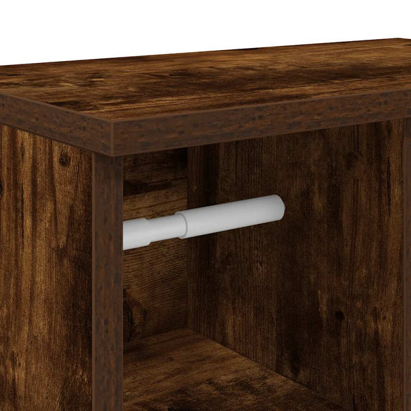 Badezimmerschrank Räuchereiche mit Rollenhalter