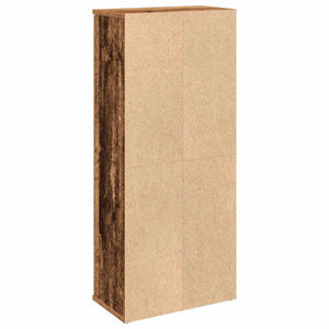 Badezimmerschrank mit Rollenhalter Altholz