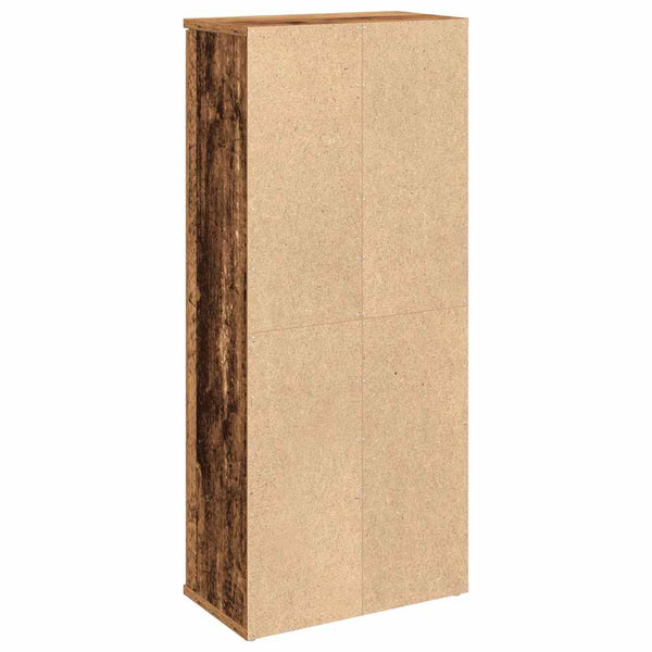 Badezimmerschrank mit Rollenhalter Altholz