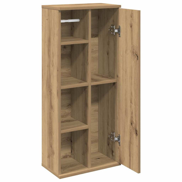 Badezimmerschrank Artisan Eiche mit Rollenhalter