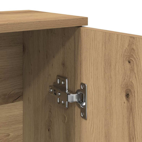 Badezimmerschrank Artisan Eiche mit Rollenhalter