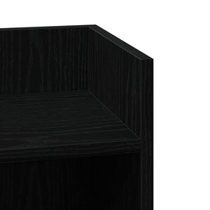 Beistelltische 2er Set Schwarz mit Ablage