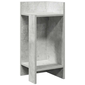 Beistelltisch Betongrau mit Ablage