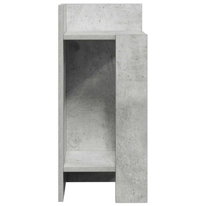 Beistelltisch Betongrau mit Ablage