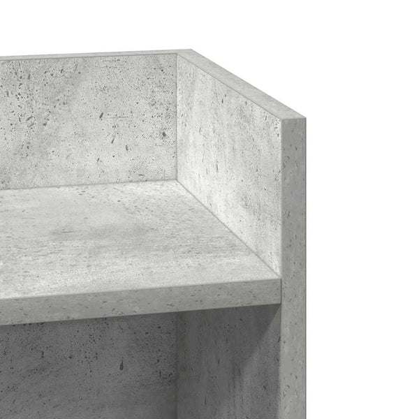 Beistelltisch Betongrau mit Ablage
