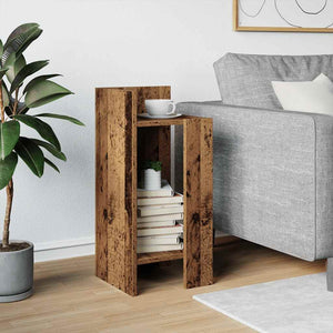 Beistelltisch Altholz-Optik mit Ablage