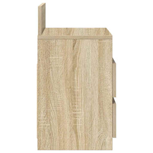 Nachttische 2er Set Sonoma-Eiche 40x33x60 cm