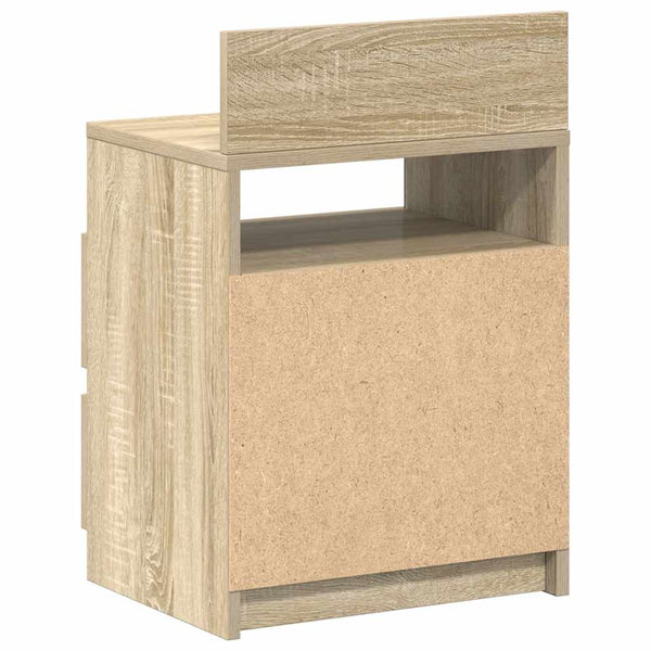 Nachttische 2er Set Sonoma-Eiche 40x33x60 cm