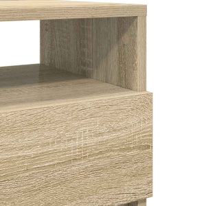 Nachttische 2er Set Sonoma-Eiche 40x33x60 cm