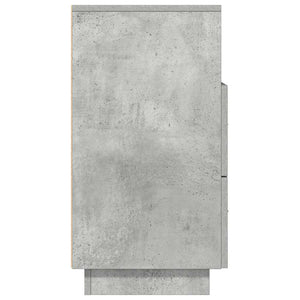 Nachttische 2er Set Betongrau 36x36x68 cm