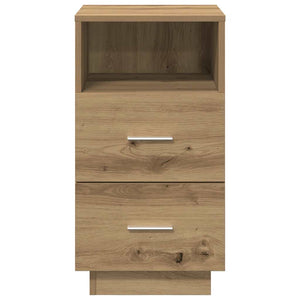 Nachttisch Artisan-Eiche mit 2 Schubladen