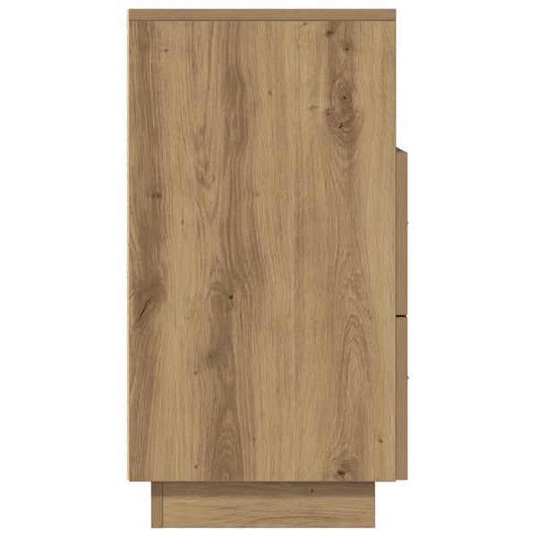 Nachttisch Artisan-Eiche mit 2 Schubladen