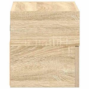 vidaXL Tables de chevet murales 2 pcs Chêne sonoma 45x26x28,5 cm