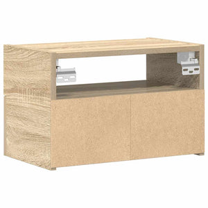 vidaXL Tables de chevet murales 2 pcs Chêne sonoma 45x26x28,5 cm