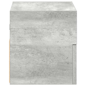 Wand-Nachttisch Betongrau 45 cm