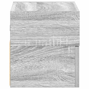 Wand-Nachttisch Grau Sonoma 45 cm