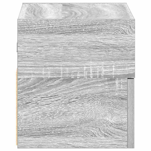 Wand-Nachttisch Grau Sonoma 45 cm