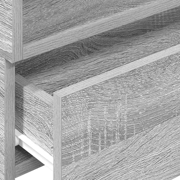 Wand-Nachttisch Grau Sonoma 45 cm
