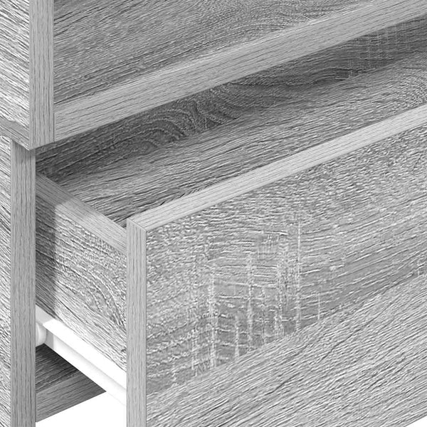 Wand-Nachttische, 2er-Set, Grau Sonoma