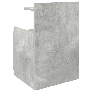 Nachttische 2er-Set Betongrau