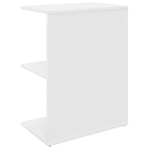 Nachttische 2er Set Weiß Holz