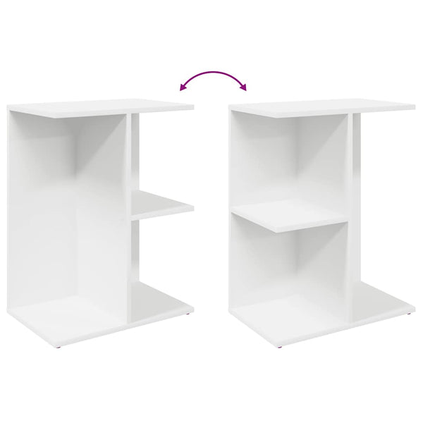 Nachttische 2er Set Weiß Holz