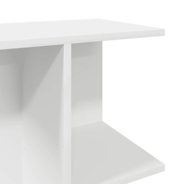 Nachttische 2er Set Weiß Holz