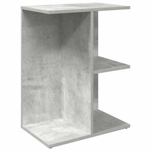 Betongrauer Nachttisch mit Stauraum