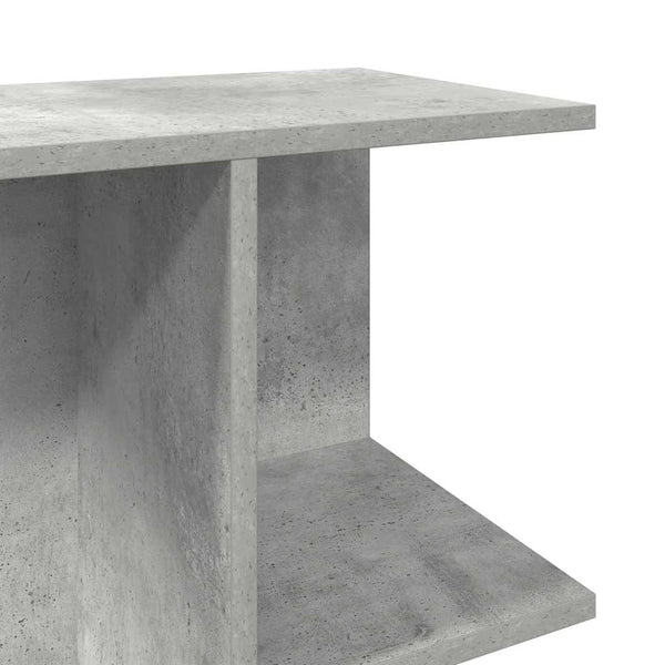 Betongrauer Nachttisch mit Stauraum