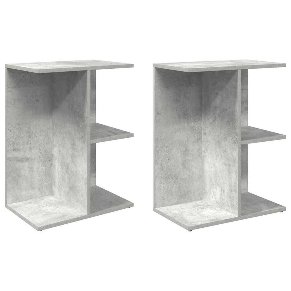Nachttische 2er Set Betongrau