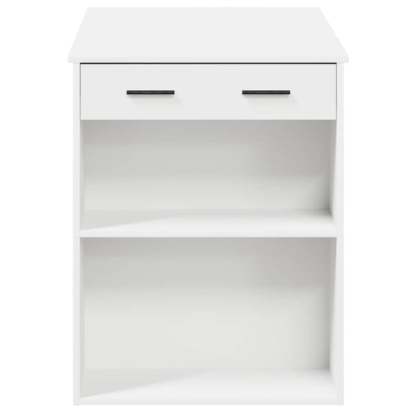 Schreibtisch Weiß mit Schubladen 102x62 cm