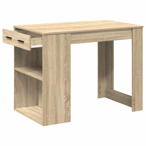 Schreibtisch Sonoma-Eiche mit Schubladen