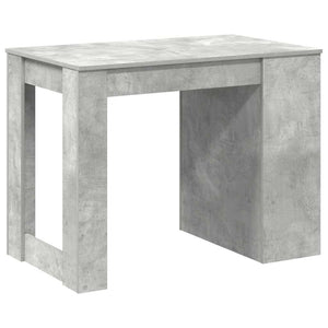 Schreibtisch Betongrau mit Schubladen