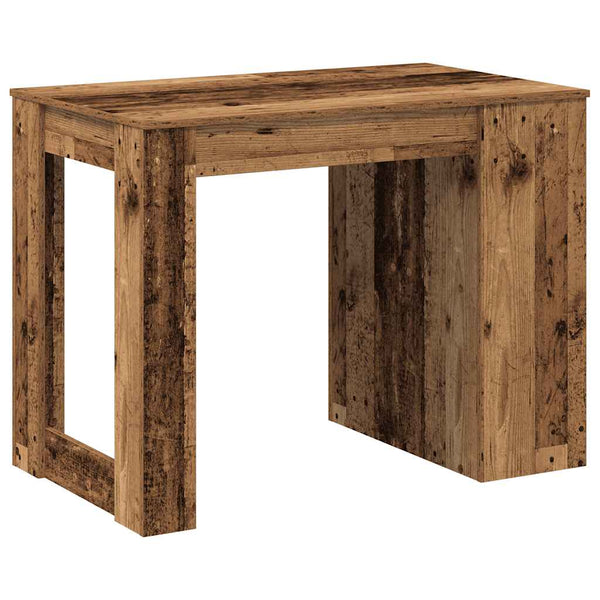 Schreibtisch Altholz-Optik mit Schubladen