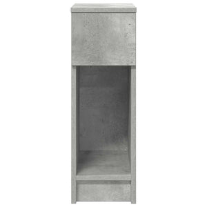 Nachttische mit Schublade, 2er Set Betongrau