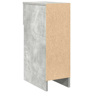Nachttische mit Schublade, 2er Set Betongrau