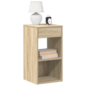 Nachttische Sonoma-Eiche mit Schublade, 2er-Set