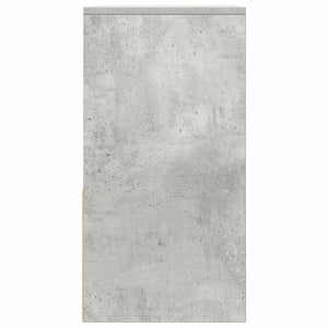 Nachttische mit Schublade, 2er Set, Betongrau