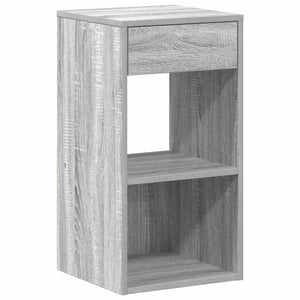 Nachttische mit Schublade, 2er-Set, Grau