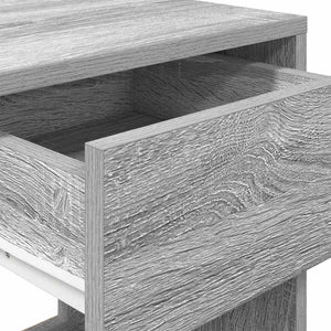 Nachttische mit Schublade, 2er-Set, Grau